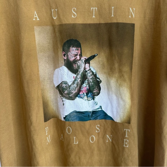 Austin Post Malone tour shirt circa 2023 . Quality shirt soft with weight - Picture 3 of 5
